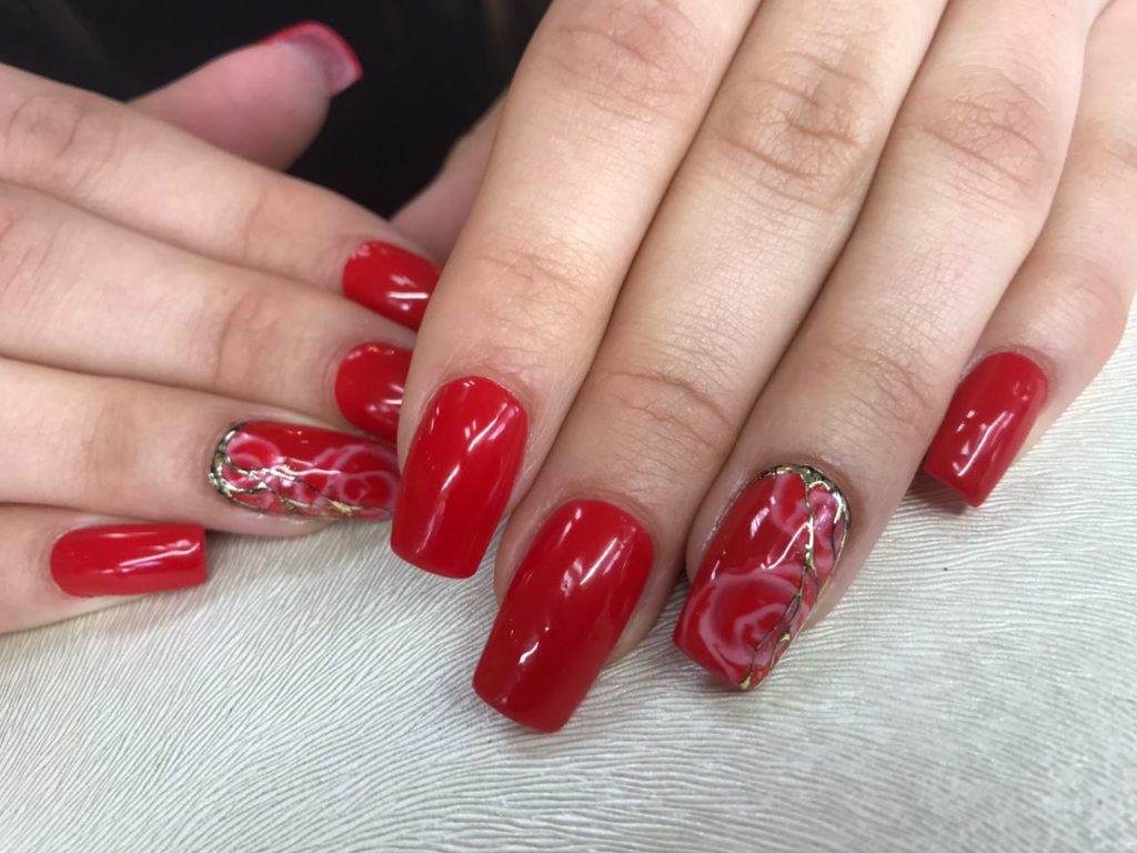 Frühling Nageldesign